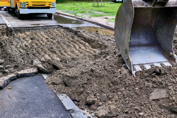 Road Excavation in Arroyo Grande